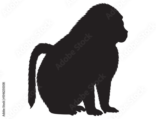 BABOON SILHOUETTE