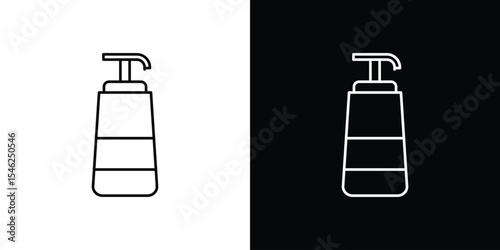 Body Soap icon in black. flat graphic vector icon