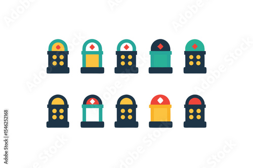 different-slot-machine-icon-sets-on-white
