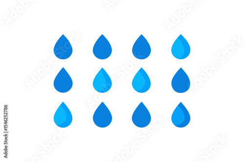 different-water-drop-icon-sets-on-white