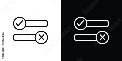 Boolean icon in black. flat graphic vector icon