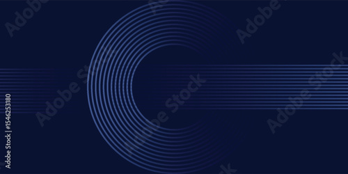 abstract dark background with glowing lines circles