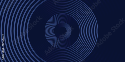 abstract dark background with glowing lines circles