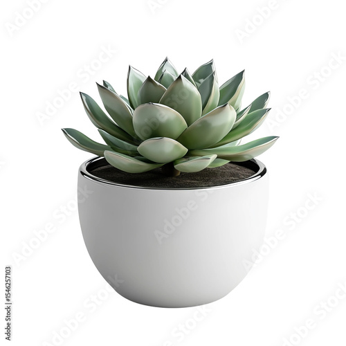 cactus in a pot isolated