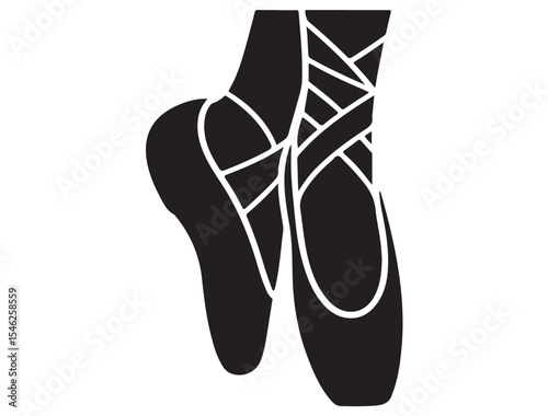 BALLET SLIPPER SILHOUETTE
