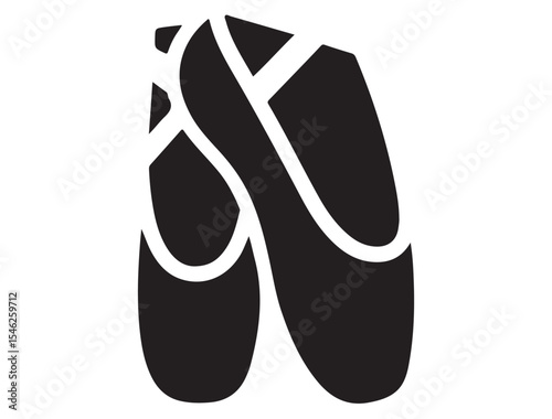 BALLET SLIPPER SILHOUETTE