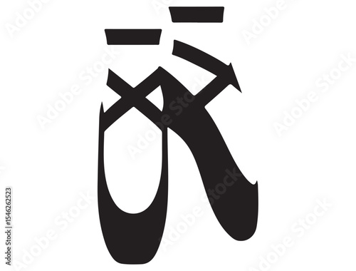 BALLET SLIPPER SILHOUETTE