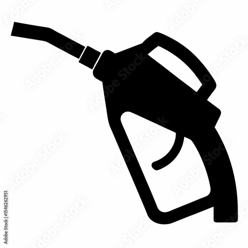 gas pump isolated on white background