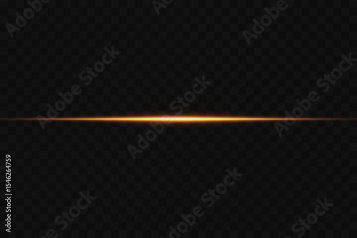 Glowing beam of light, horizontal effect.
