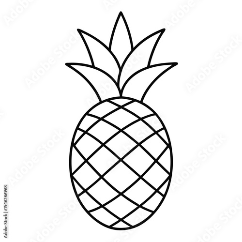 pineapple vector illustration