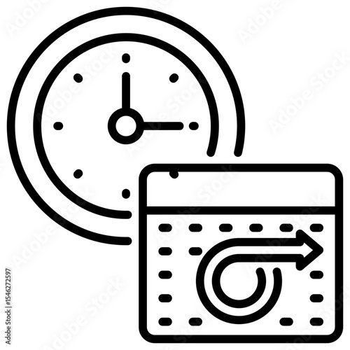 Long Term Line Icon