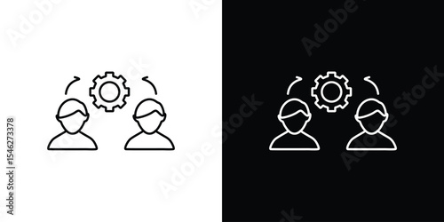 Approach icon in black. flat graphic vector icon