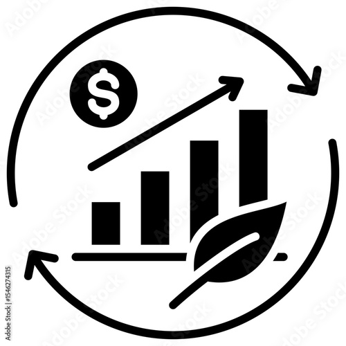 Sustainability Glyph Icon