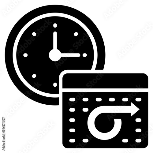 Long Term Glyph Icon