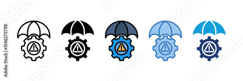 Risk Management Icon Element For Design