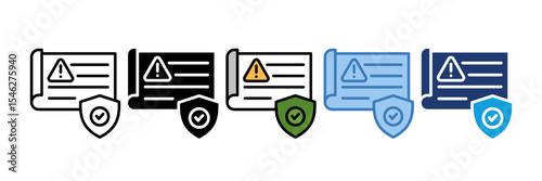 Contingency Plan Icon Element For Design
