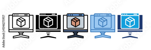 Product Website Icon Element For Design