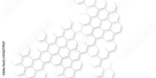  Hexagonal white hexagons honeycomb wallpaper, abstract white hexagon concept background, luxury white Pattern  geometric pattern or beautiful hexagon background.