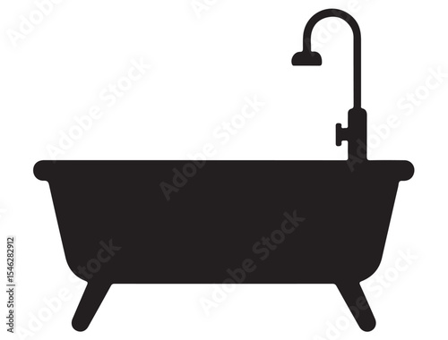 BATHTUB SILHOUETTE