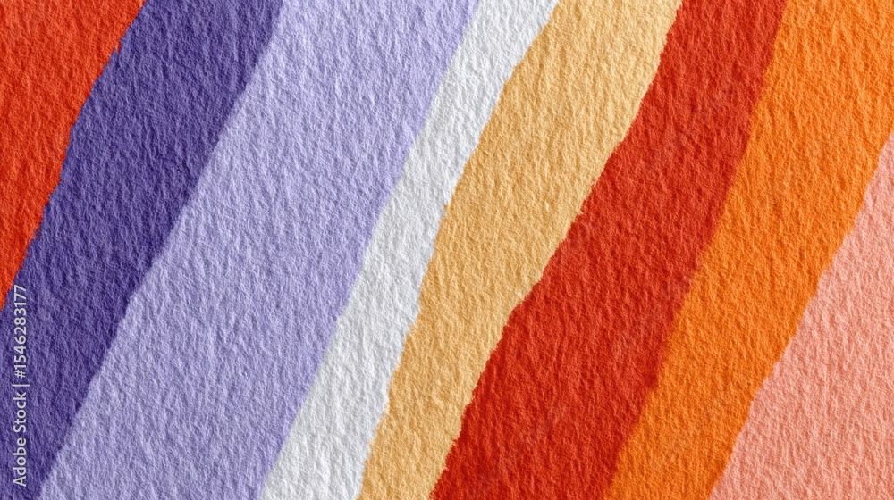 Fototapeta premium Vibrant textured stripes in various colors create a lively background. Ideal for graphic designs and artistic projects.
