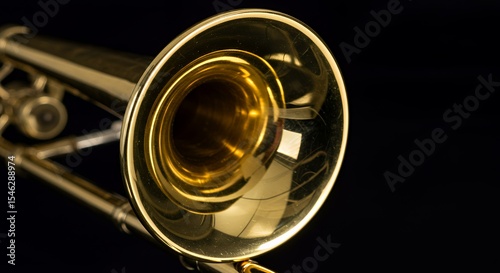 Golden Trumpet Close-Up: A Musical Masterpiece