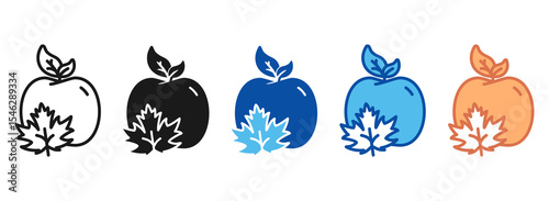 Apple Icon Set Multiple Style Collection
