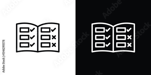 Brand guidelines icon in black. flat graphic vector icon