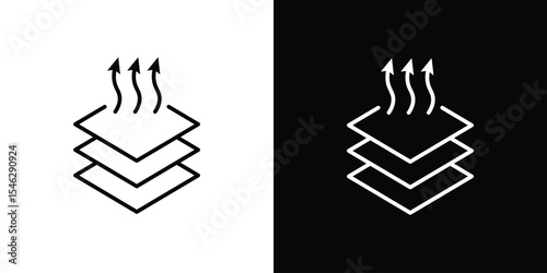 Breathable leather icon in black. flat graphic vector icon