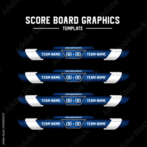 scoreboard backgroound vector design