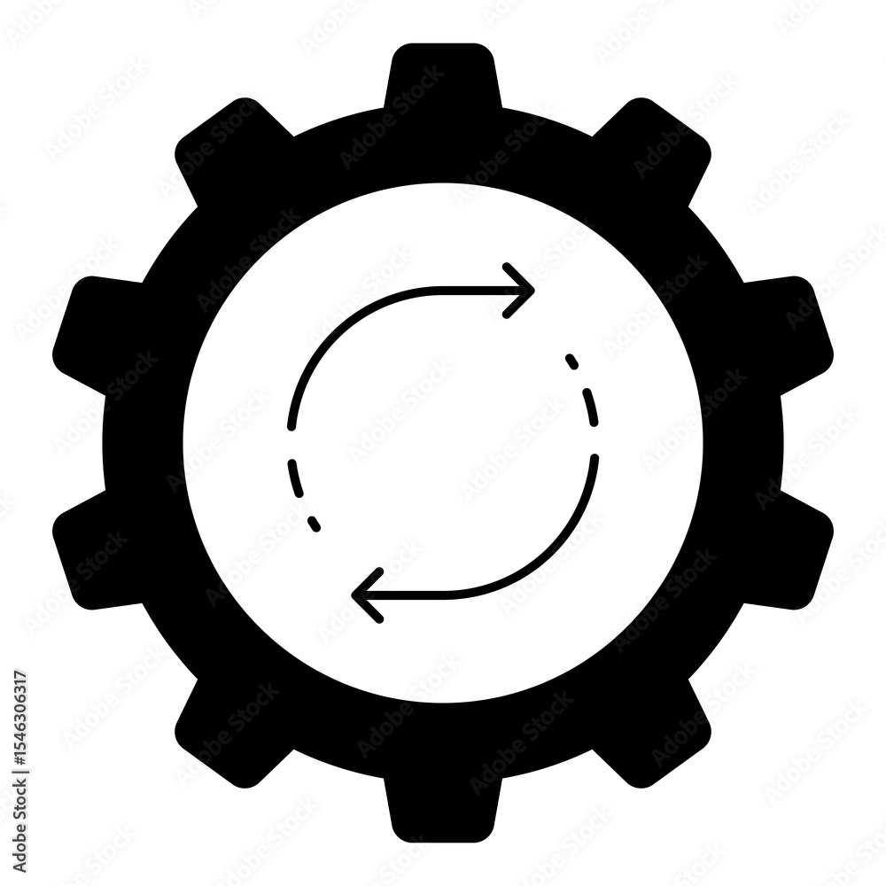 Fototapeta premium update icon, simple design, vector illustration