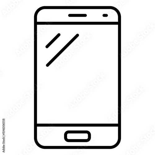 Phone icon, simple design, vector illustration