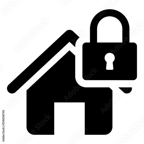 security icon, simple design, vector illustration