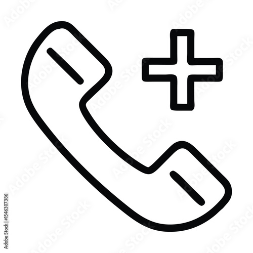 Emergency Call Vector Illustration Style | Premium Vector
