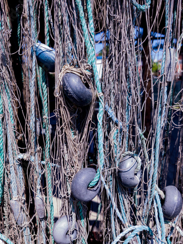 Fishing net in small navy museum