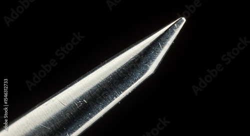 Close-up of a Sharp Metallic Point
