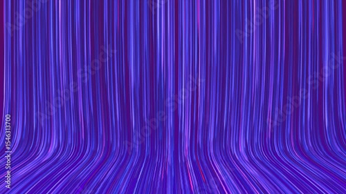 cycled 3d loop animation, abstract background with pink blue neon lines