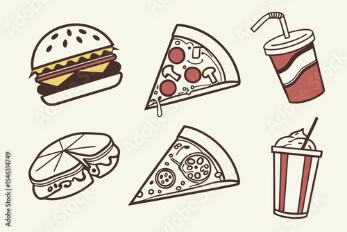 fast food icons