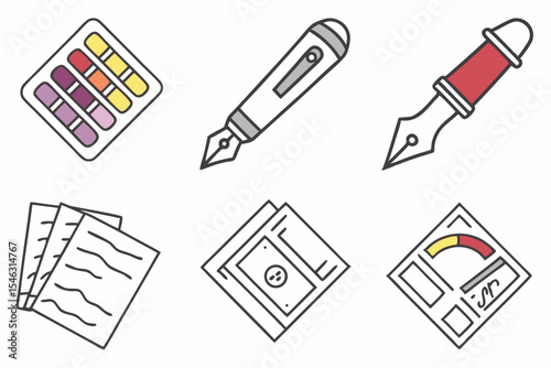 set of pencils