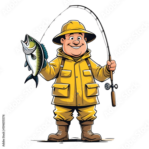 man with fishing rod