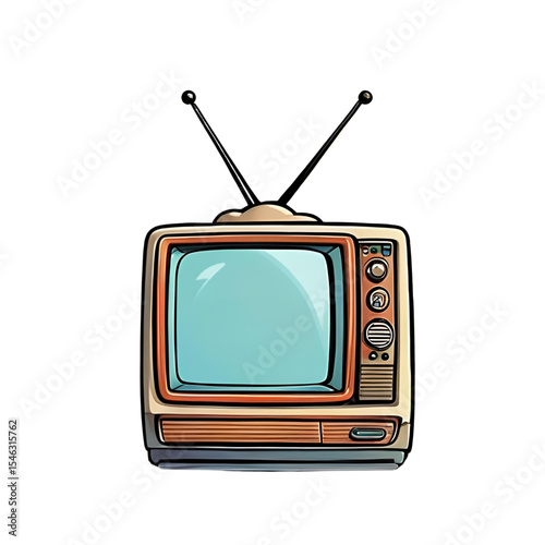 vintage tv set