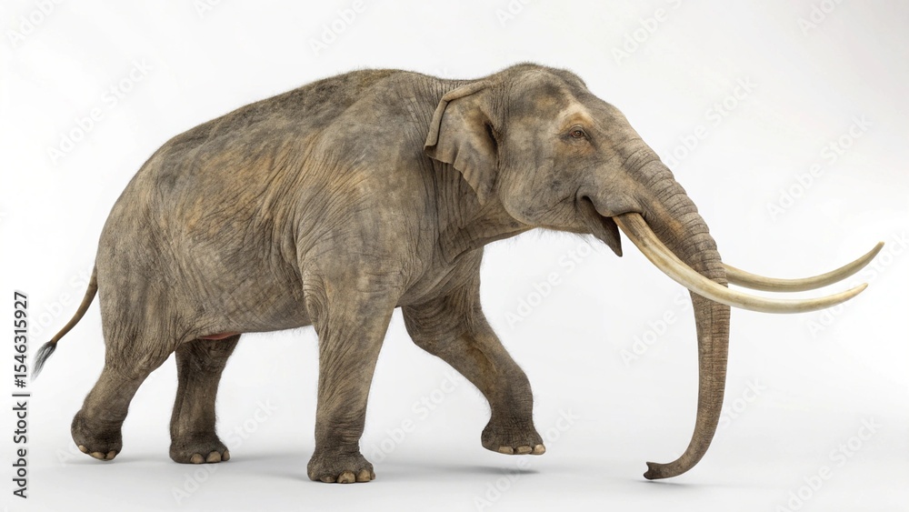 Obraz premium Gomphotherium on studio background
