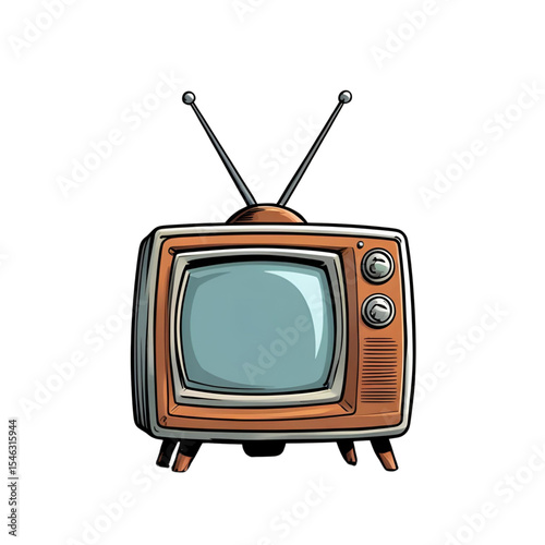 retro tv set