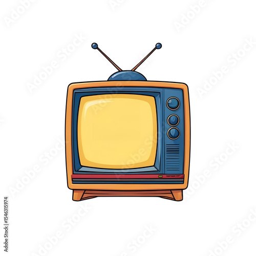retro tv set