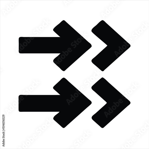 Arrows indicating direction, exchange, and forward movement