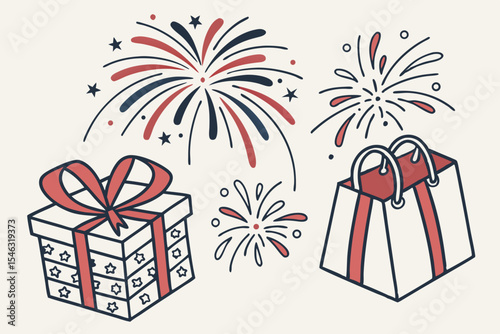 set of gift boxes