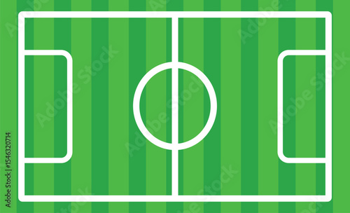 soccer filed icon vector. Football stadium icon. Football field icon. football pitch icon. football ground icon. vector illustration on white background
