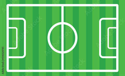 soccer filed icon vector. Football stadium icon. Football field icon. football pitch icon. football ground icon. vector illustration on white background
