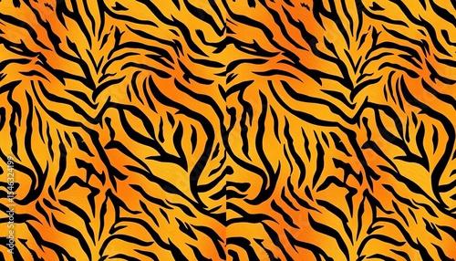 Seamless vector pattern of realistic tiger stripes, perfect for textile design,  surface,  wildlife