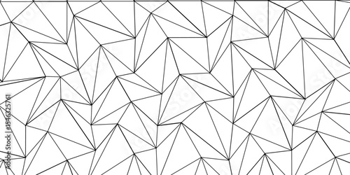 Abstract elegant background black line texture. Abstract black geometric overlapping hexagon pattern abstract futuristic background design. data concept. vector illustration.	