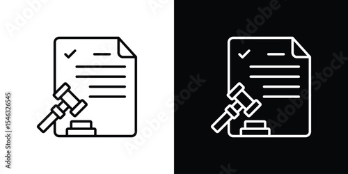 Code of conduct icon in black. flat graphic vector icon